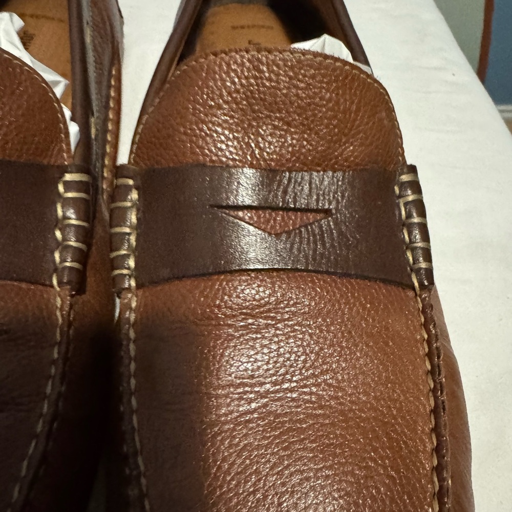 Johston and Murphy - Hembree Men’s brown Driver shoes. - Picture 4 of 14